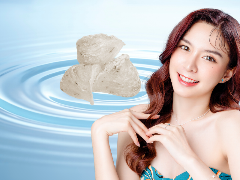 燕窝中的胶原蛋白帮助保持肌肤弹性与光泽