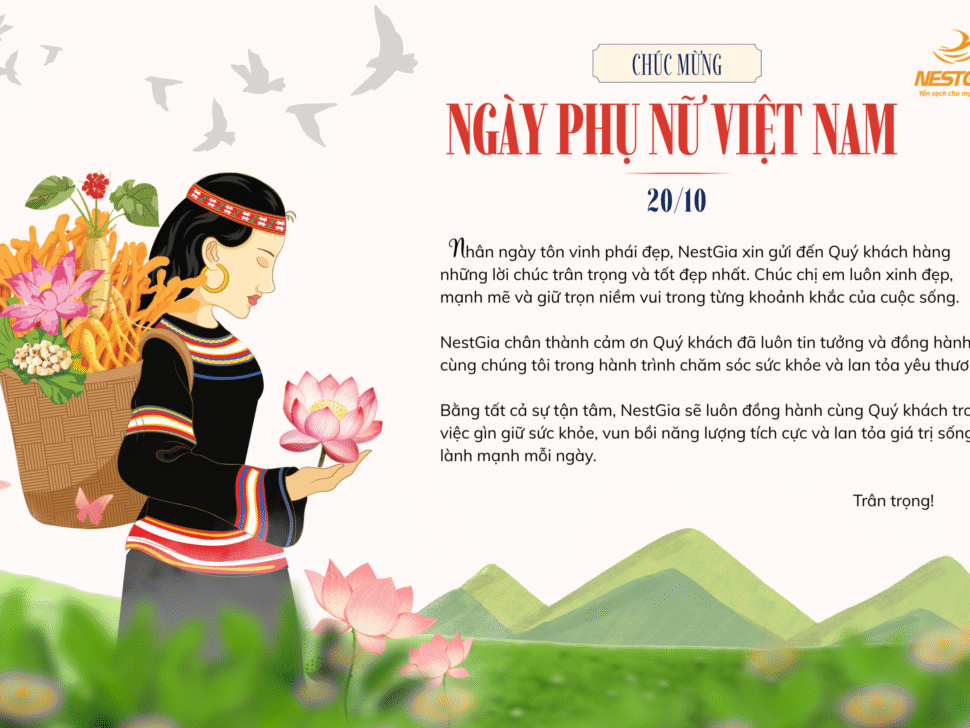 Chúc mừng ngày phụ nữ VN 20.10 Khách hàng