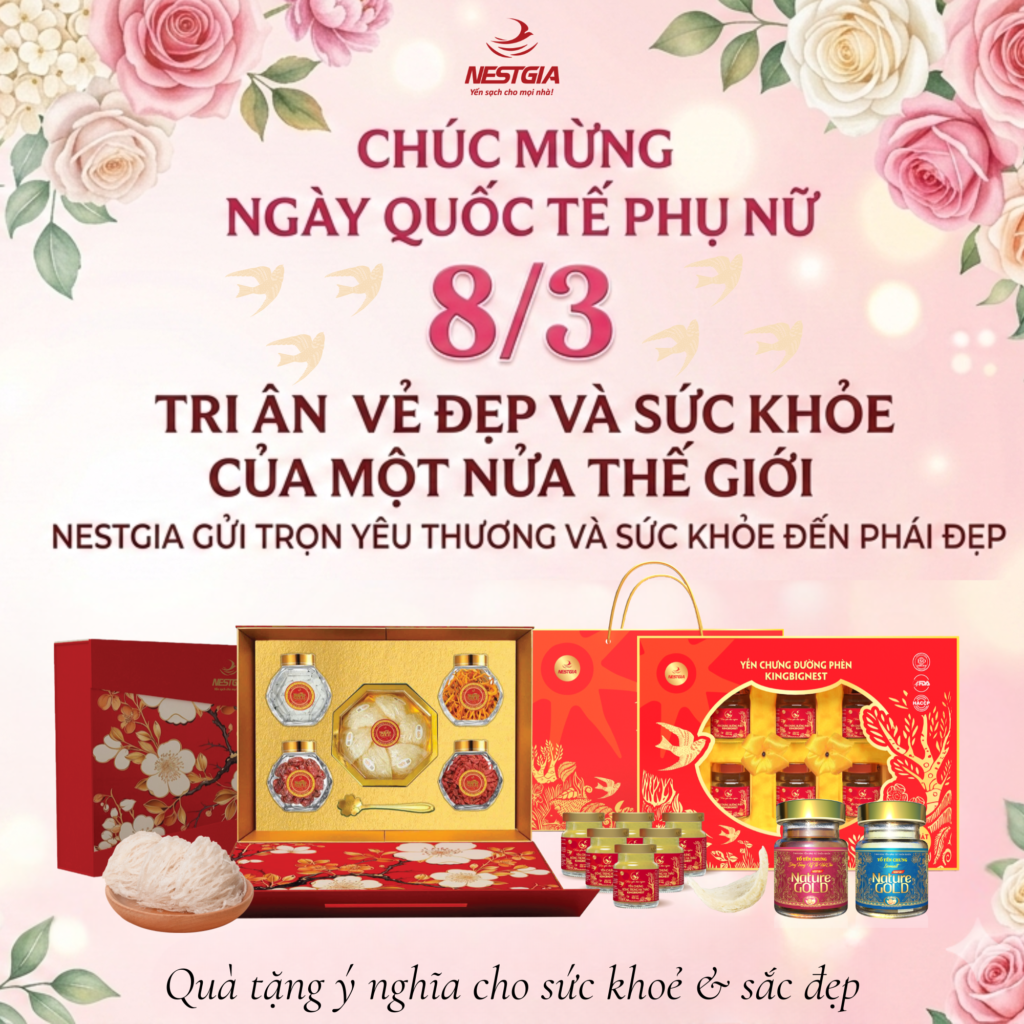NestGia chúc mừng ngày quốc tế phụ nữ 8/3