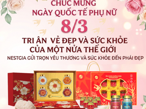 NestGia chúc mừng ngày quốc tế phụ nữ 8/3