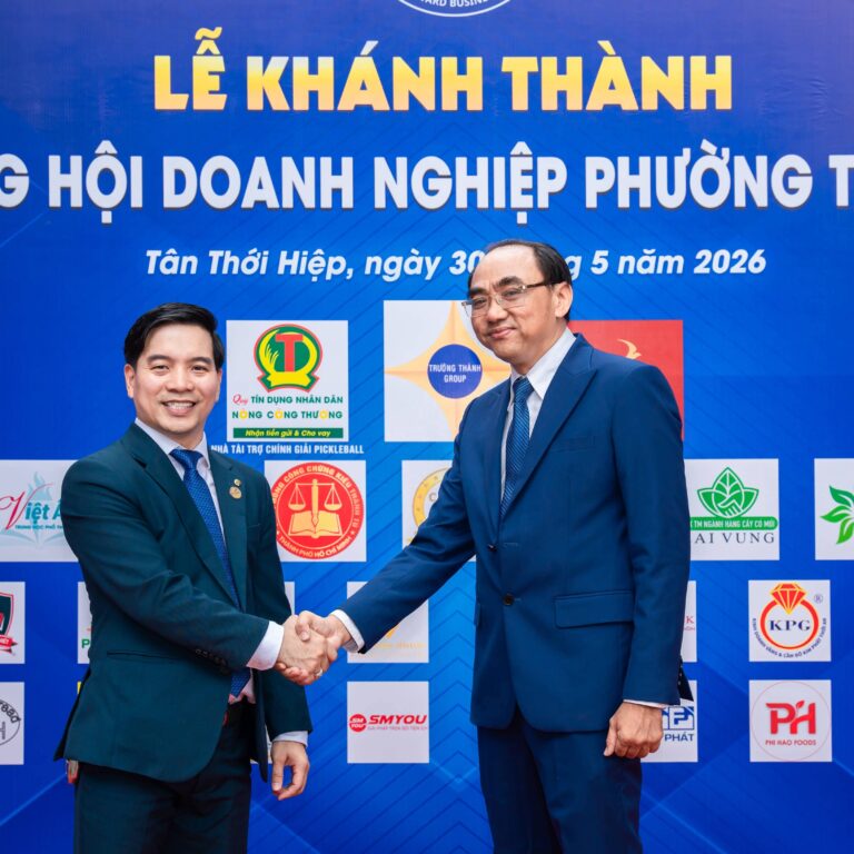 le khanh thanh van phong hoi doanh nghiep phuong tan thoi hiep