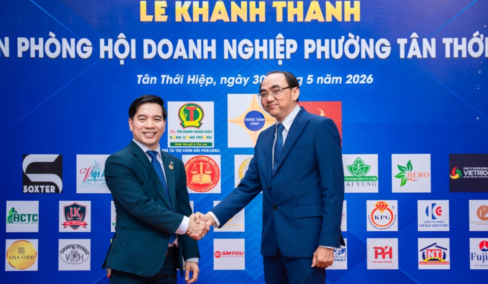 le khanh thanh van phong hoi doanh nghiep phuong tan thoi hiep